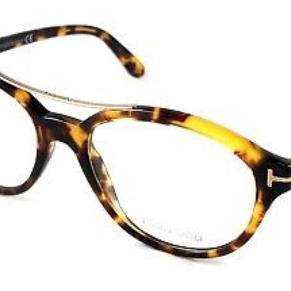 Tom Ford Havana/Brown 5412 056 Bridge Rx frame - Picture 3 of 4